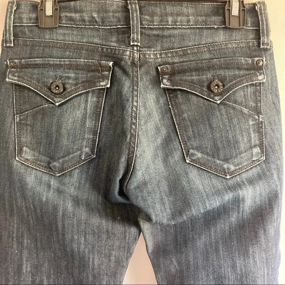 James Jeans Black Icon Flap Sz 27 - Picture 4 of 7